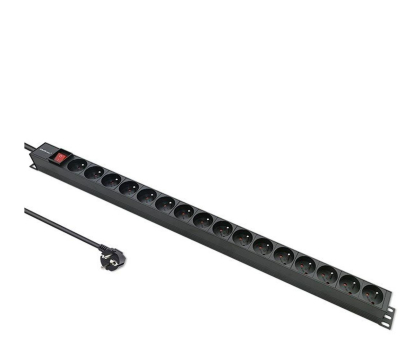 Listwa zasilająca QOLTEC  PDU do RACK | 16A | 16xFRENCH | Pionowa | 1.8m 54604